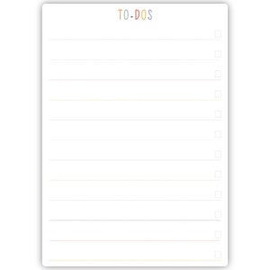 Don't forget To Do A5 or A4 Dry Erase Whiteboard - Reusable To-Do List board
