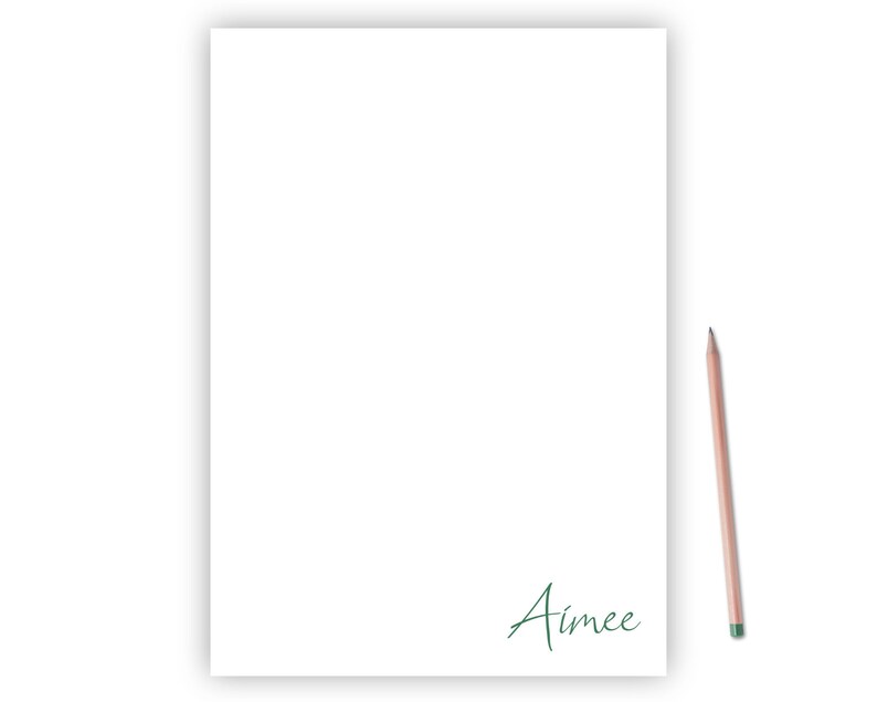 Personalised Notepad With Name Custom Notepad Writing Pad Etsy