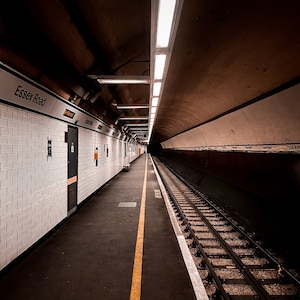 London Photography, London Underground Print, London Tube Print, Subway Photo, Metro Photo, Essex Road Print, Train Station Platform Print