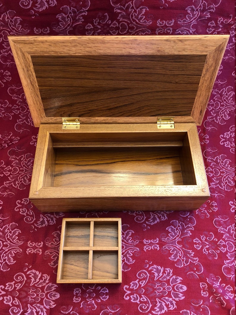 Handmade Wooden Jewelry Box Wood Keepsake Box, Trinket Box Gift Idea 