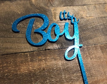 Its a Boy / Girl Cake Topper - Custom Laser Cut Acrylic Personalized Decoration | Baby Shower | Celebration | Cake | Newborn | Announcement