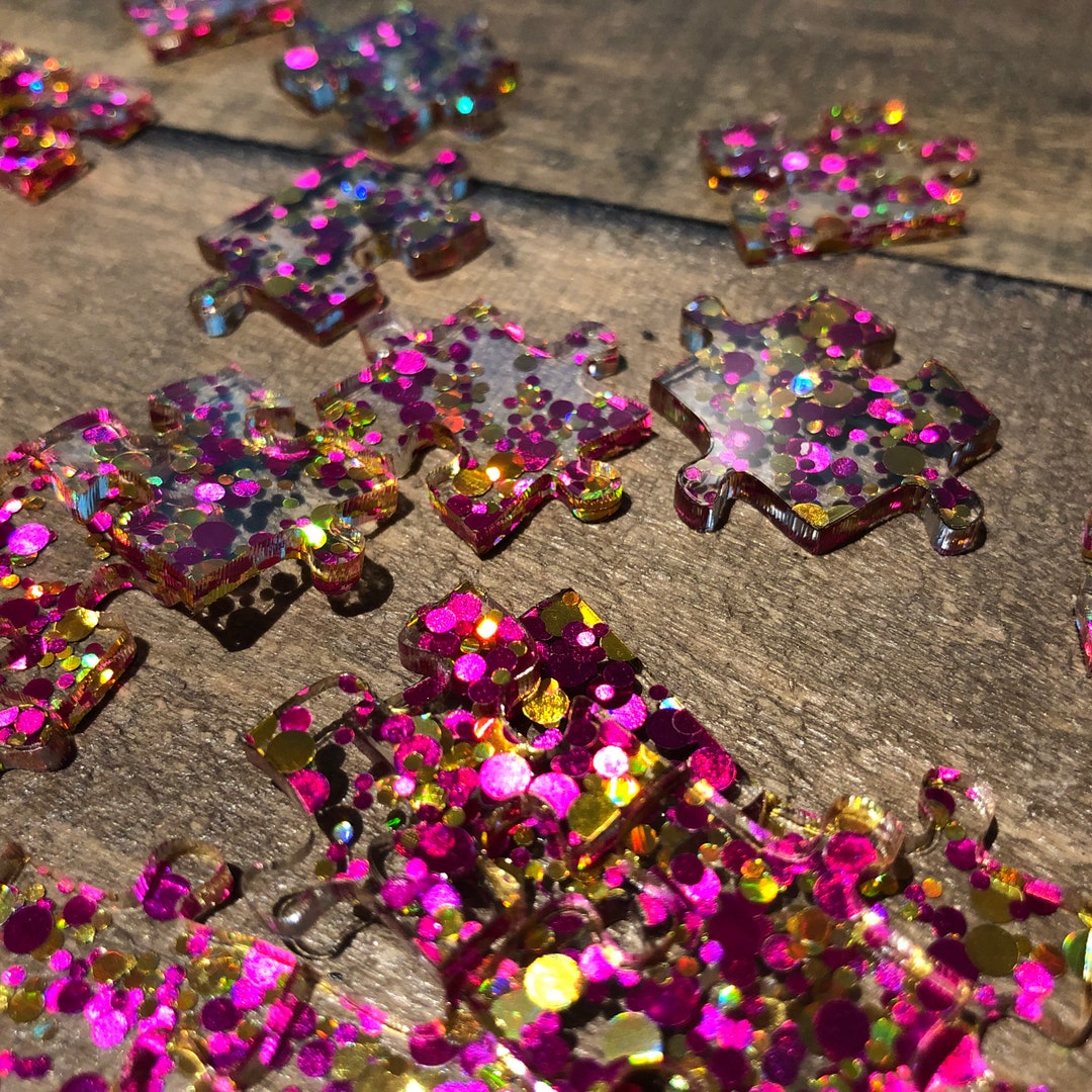 Isolate Puzzle Party Glitter Impossible Isolation Jigsaw Puzzle | Blank Puzzle, Game ...