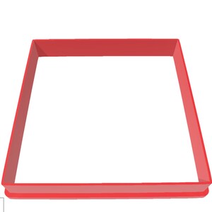 Square - Cookie , Fondant & Polymer Clay Cutter | 3D Printed Custom Made Shape Cutters