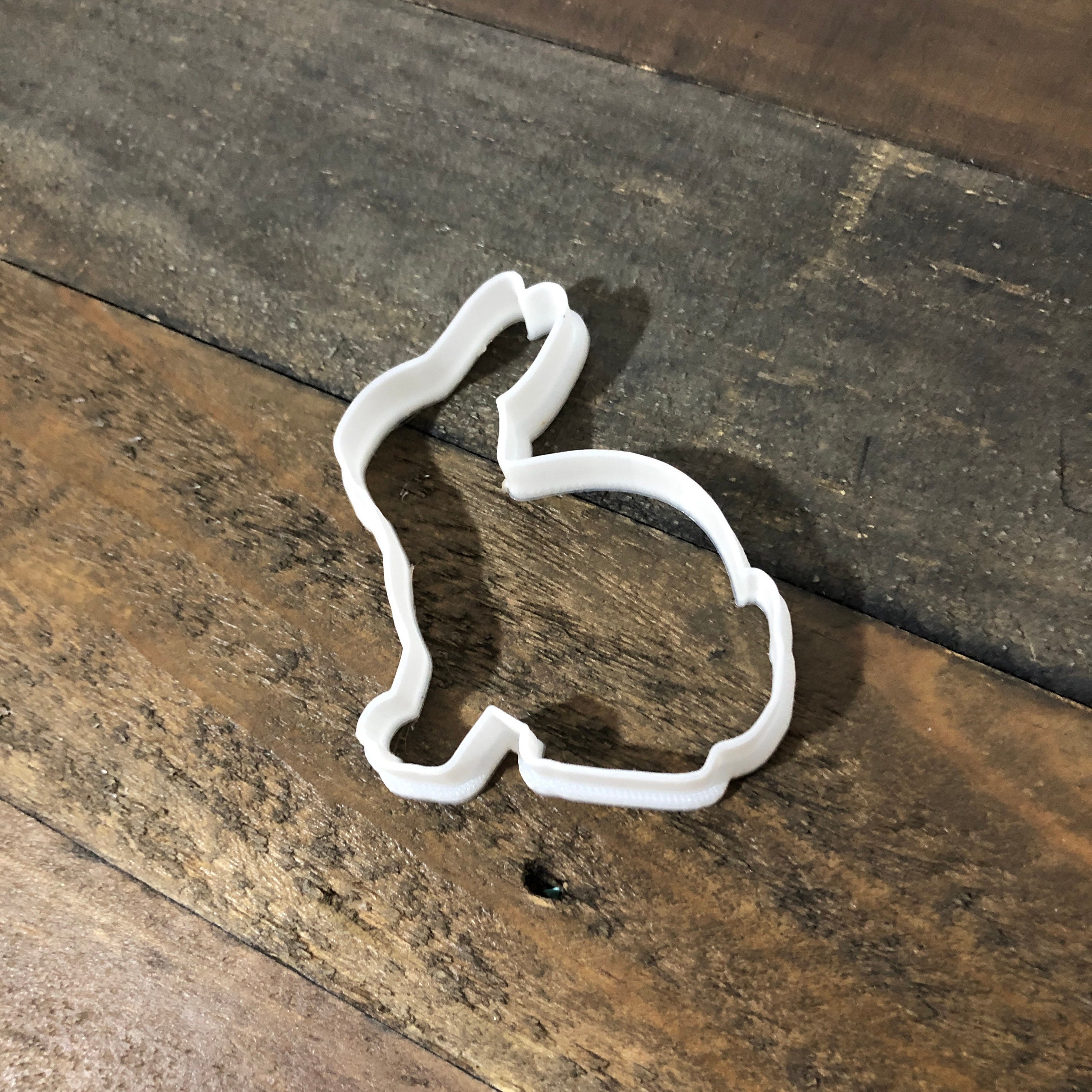 Easter Bunny Sitting Custom Made Cookie & Fondant Cutters 3D