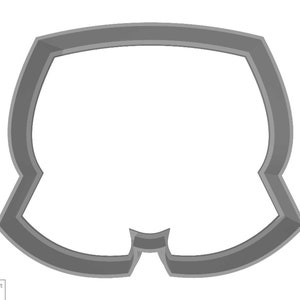 Mickey Shorts | Custom Made Cookie & Fondant Cutters -  3D Printed Cookie / Biscuit Cutters