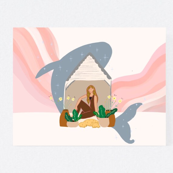Art Print | Rosie and the Whale