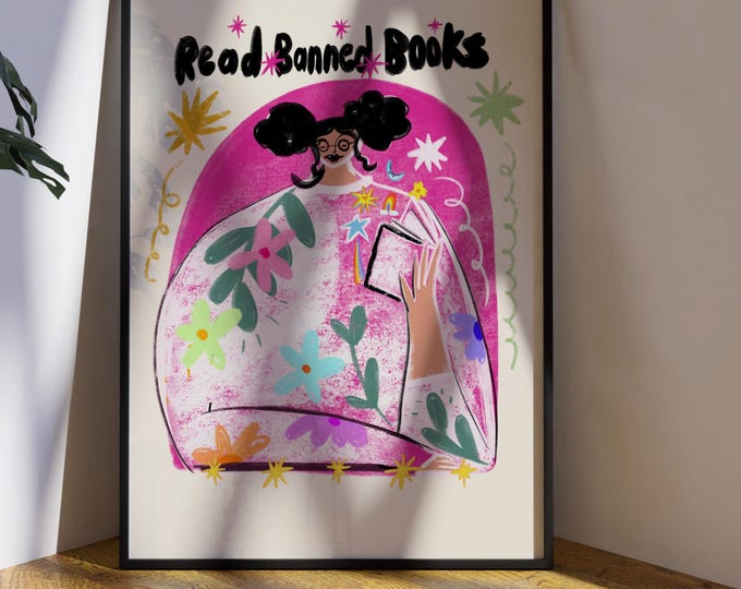 Featured listing image: Art Print | Read Banned Books