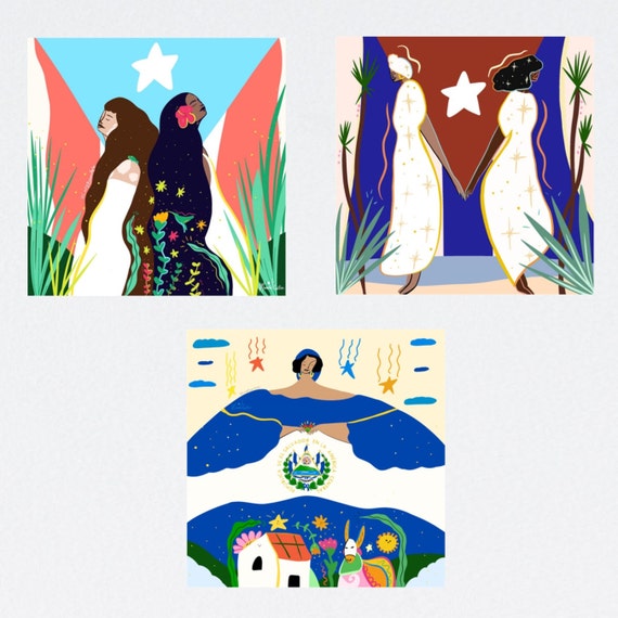 Art Print | Latin American Flags