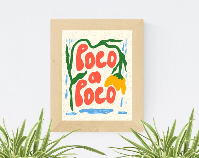 Featured listing image: Art Print |  Poco A Poco