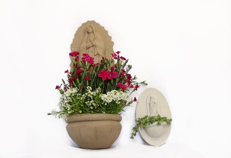 Mini Virgen De Guadalupe Planter