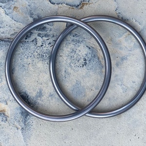 Anillos de aluminio para honda Rebozo (pulidos a mano) - Pizarra