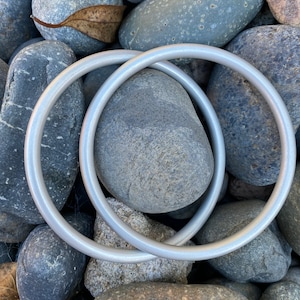 Rebozo Aluminium Sling Rings - Silver