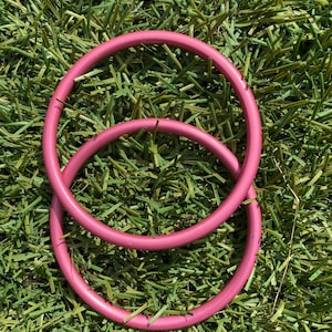 Rebozo Aluminium Sling Rings  - Flamingo Pink