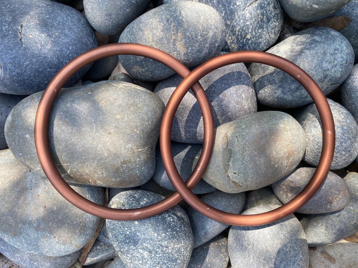 Large Aluminium Sling Rings Bronze Etsy
