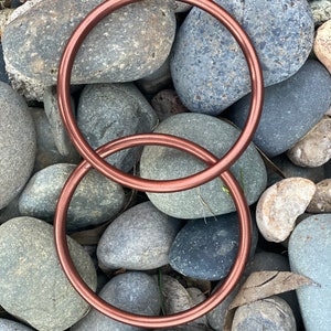 Rebozo Aluminium Sling Rings  (Hand Buffed) - Dark Bronze