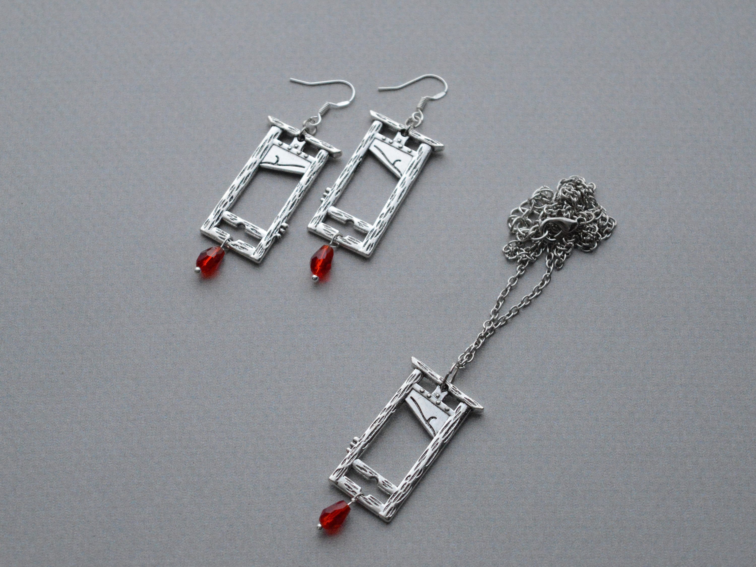 Guillotine Earrings Etsy Australia