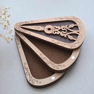 Wooden Scissors Storage | Wooden Scissors Organizer | Hand Embroidery ...