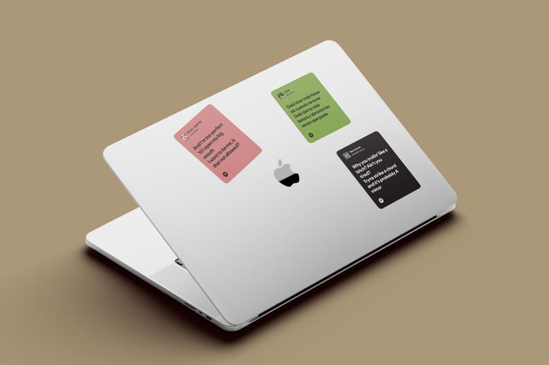 stickers trendy laptop custom
