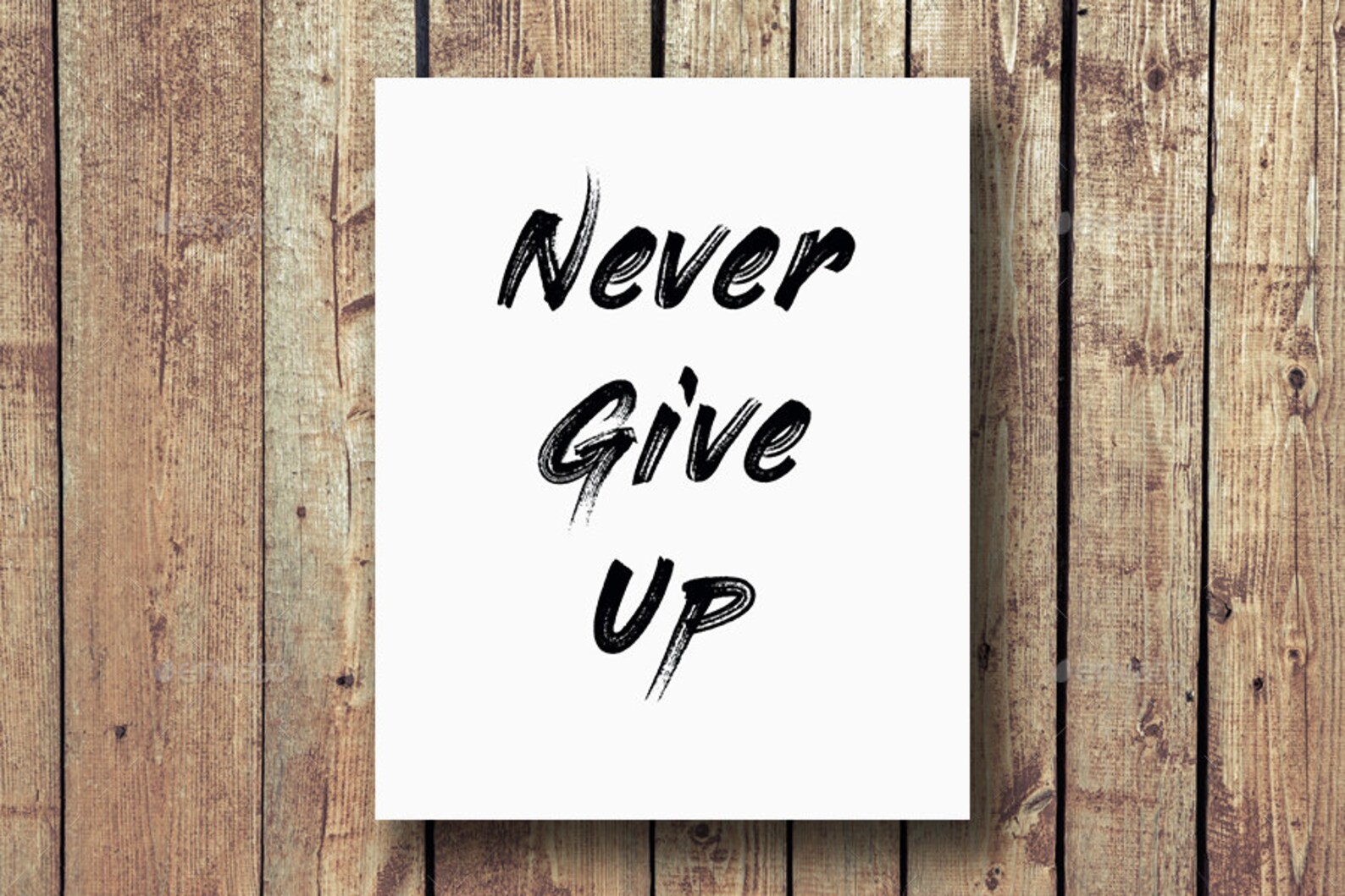 Never Give Up Printable Poster Digital Download Poster - Etsy