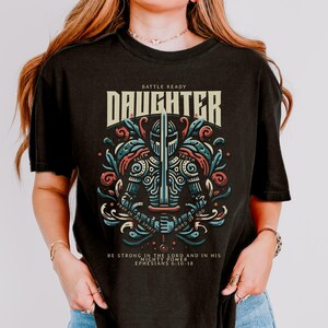 Daughter Birthday Gift T-Shirt for Student Christian Apparel Gift for Her Graphic Tee Christian gift for women Comfort Colors Shirt