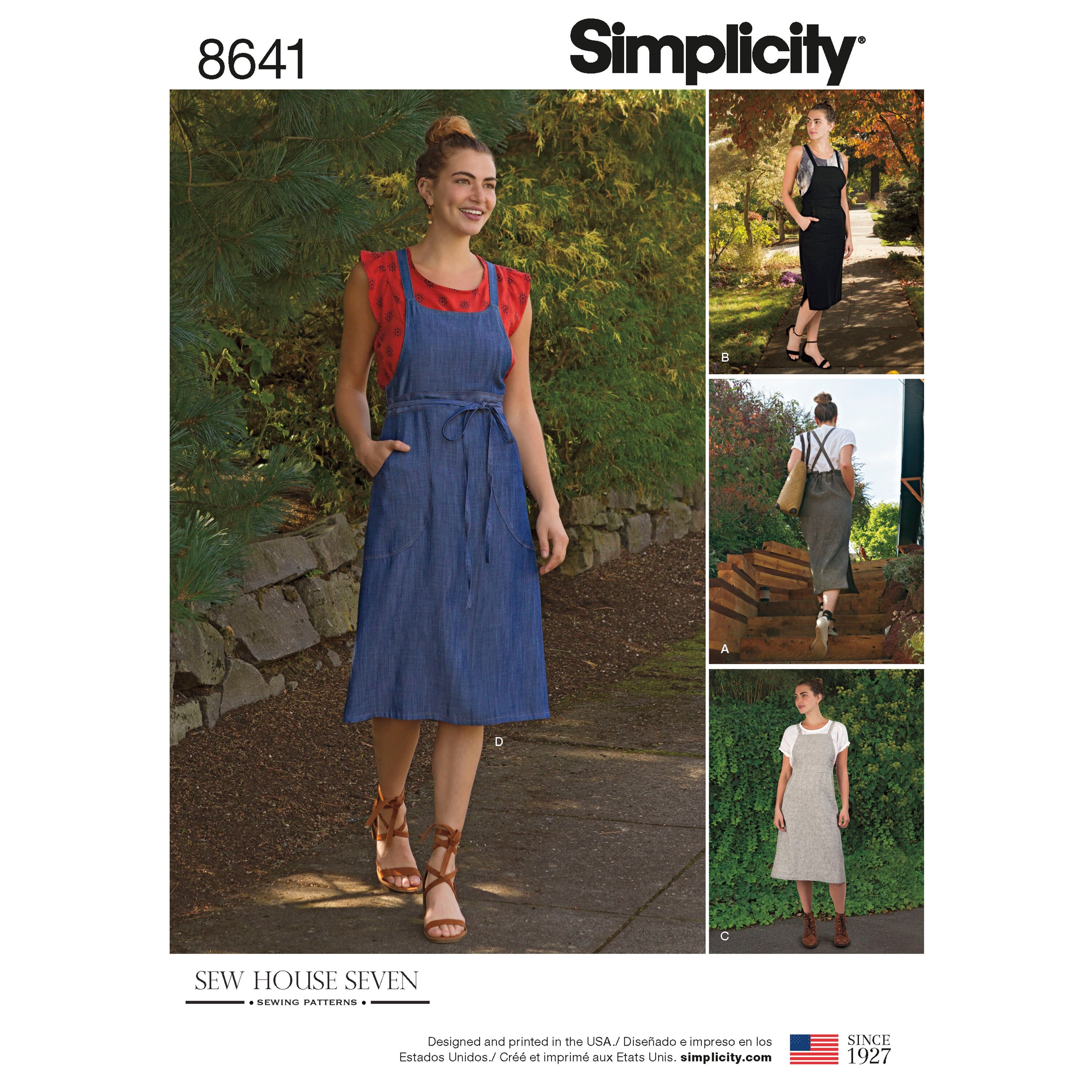 14 8641 Misses' Jumper Dress - Etsy