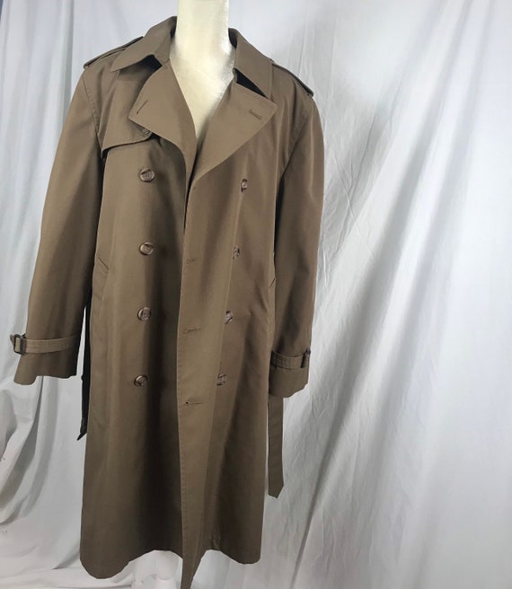 Vintage Stafford Lined Trench Coat/ Rain Coat/ Dus
