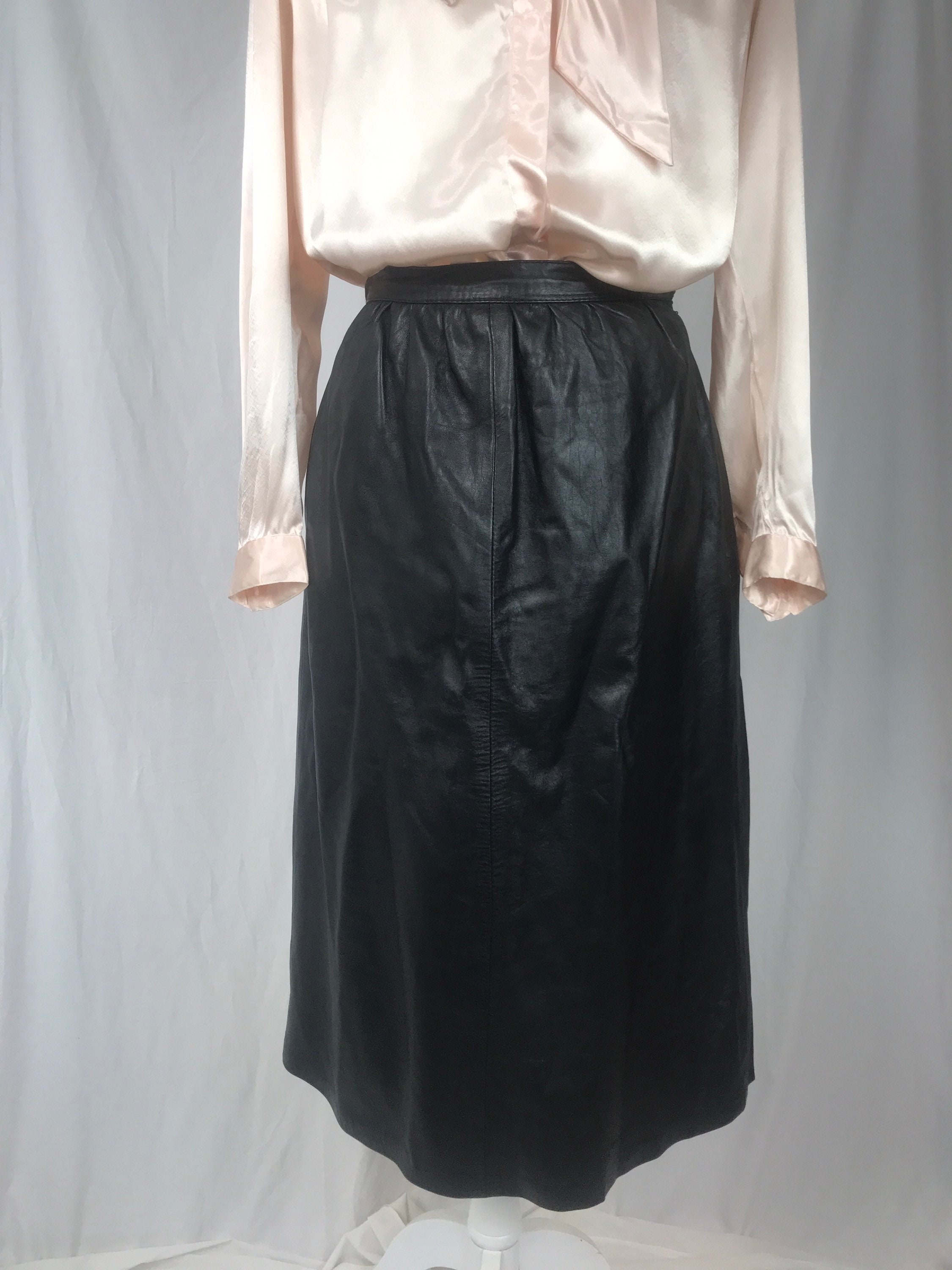 Size 16 Leather Skirt Etsy Australia