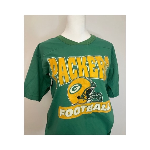 Vintage 70s Greenbay Packers Football T shirt Etsy