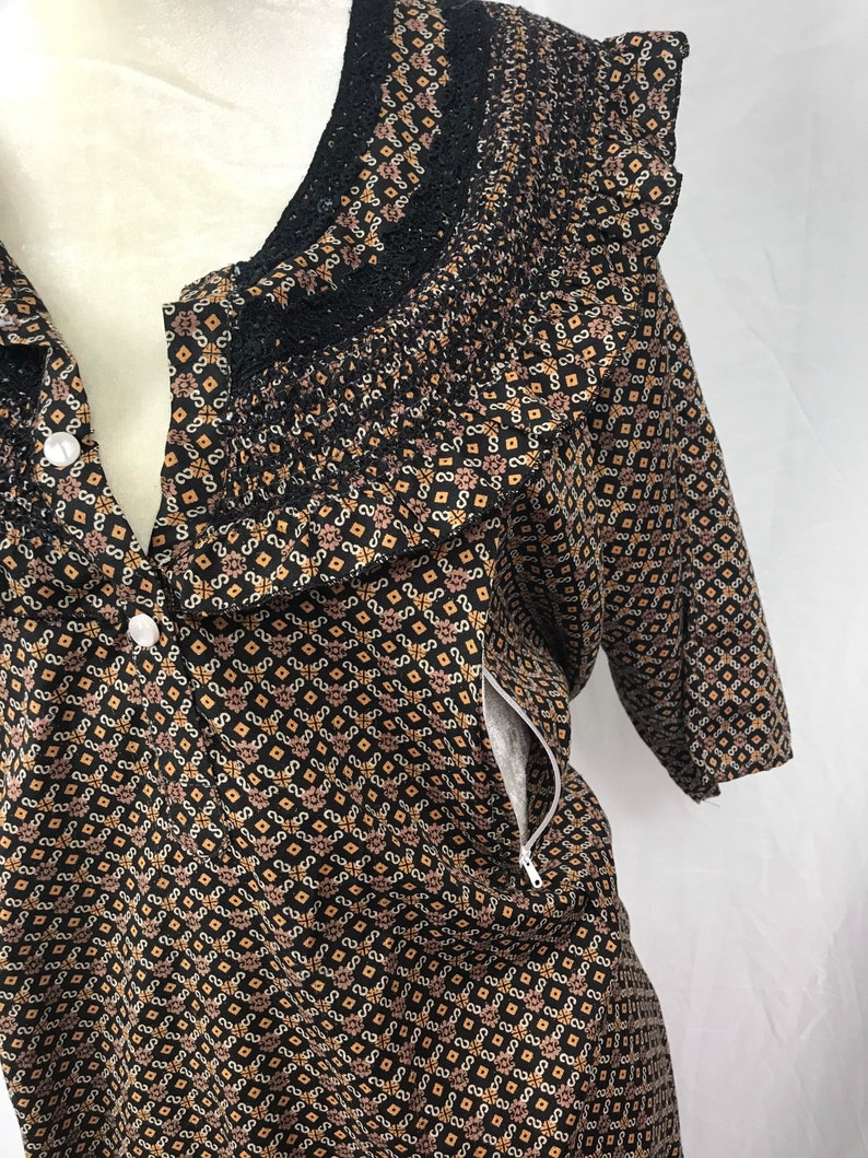 Vintage 70/'s CaftanNursing Gown