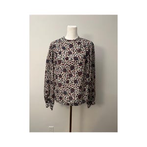 Vintage 80’s Jewel Toned Paisley Blouse