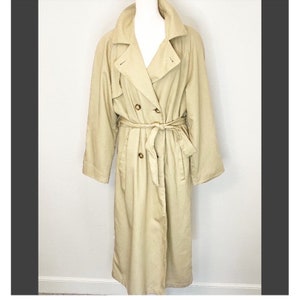 Vintage Khaki Classic Trench Coat