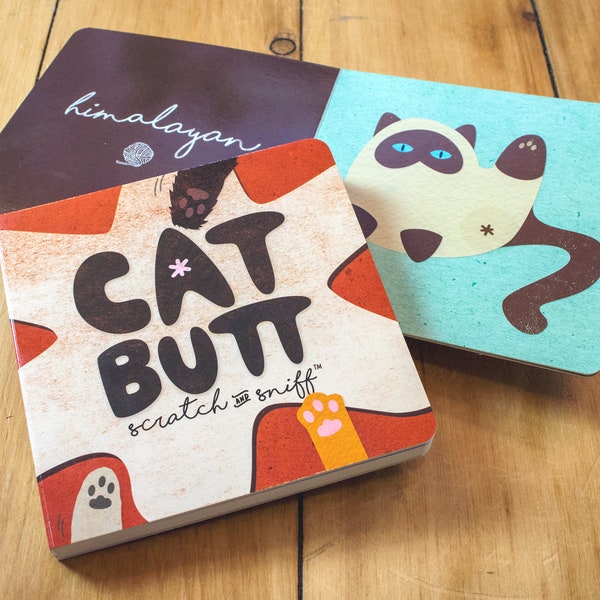 Cat Butt Scratch and Sniff Board Book