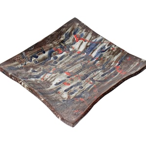 Toshiko Takaezu Studio Pottery Tile Plate