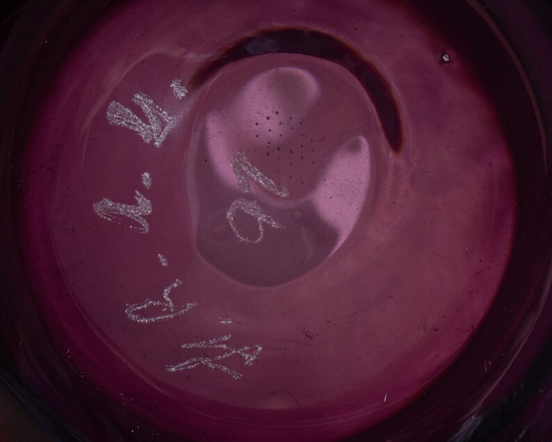 Fire River Art Glass Patrick Mullen 1991 Vase Etsy