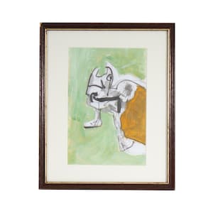 James L. Bruch Abstract Mixed Media Painting