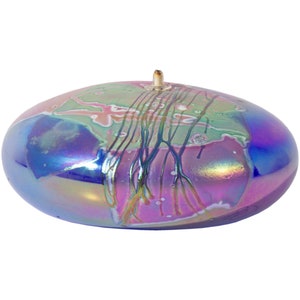 Glasshouse 1987 Signed Art Glass Oil Lamp