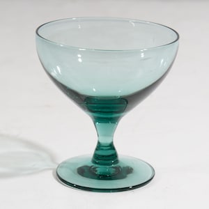 Russel Wright Morgantown American Modern Seafoam Green Cordial Glass