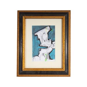 James L. Bruch Abstract Mixed Media Painting