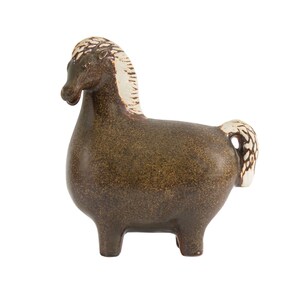 Stig Lindberg Gustavsberg Brown Ceramic Horse