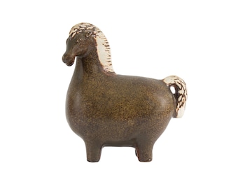 Stig Lindberg Gustavsberg Brown Ceramic Horse