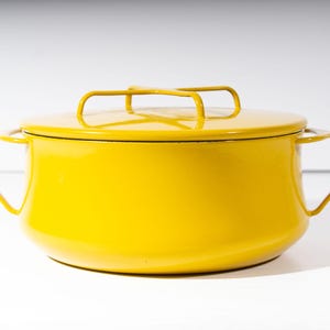 Jens Quistgaard Dansk Kobenstyle Yellow 4 Quart Casserole Pot