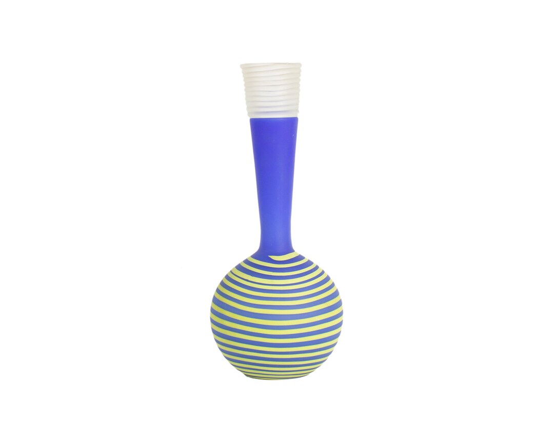 Studio Paran 1990s Art Glass Vase - Etsy
