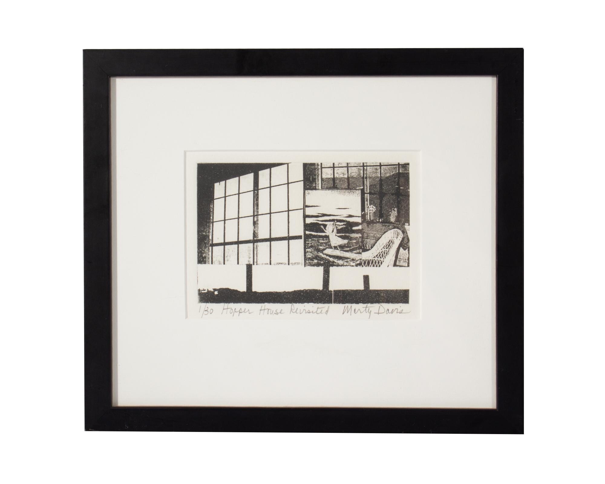 Marty Davis "Hopper House Revisited" Aquatint Print