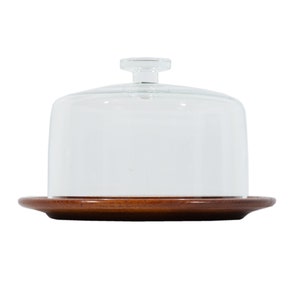 Kay Bojesen Danish Teak and Glass Covered Dish