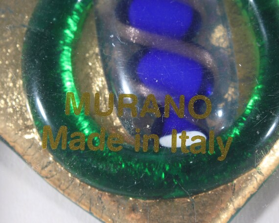 Vintage Tommasi Italian Murano Art Glass Pendant - image 10