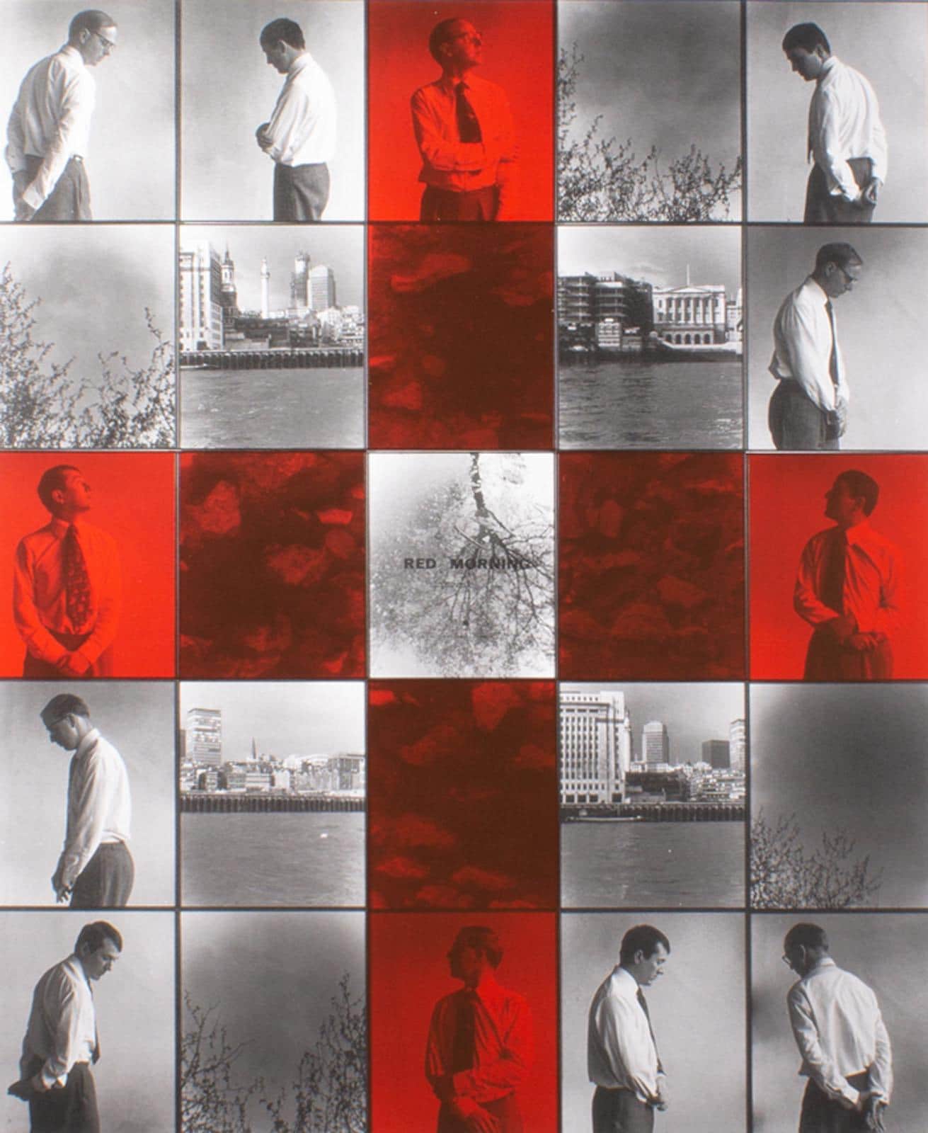 Gilbert and George 2000 “red Morning Trouble” Tate Modern Poster