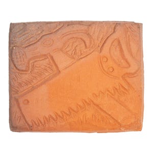 Mark Bulwinkle Studio Pottery Saw and Hammer Tile