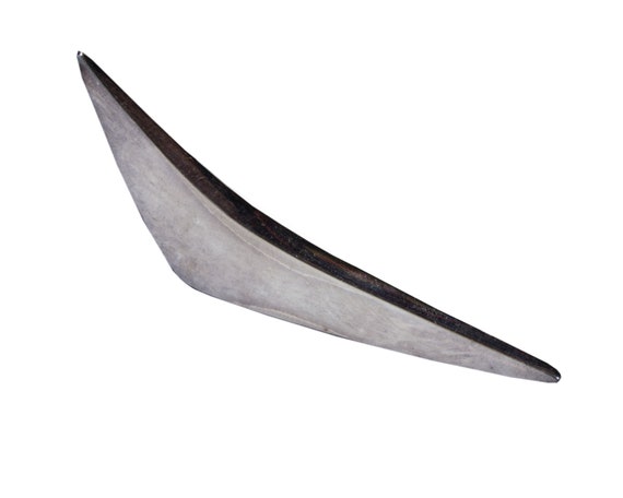 Hans Hansen Denmark Sterling Silver Boomerang Pin - image 2