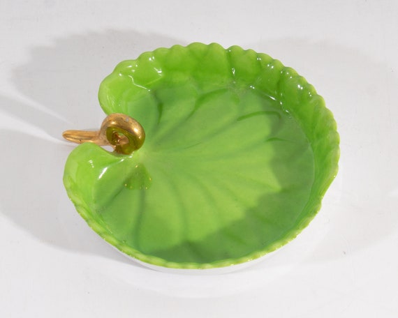 Herend Porcelain Lily Pad Ring Dish - image 1