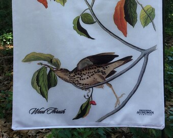 Wood Thrush, Jumbo Audubon Garden Flag